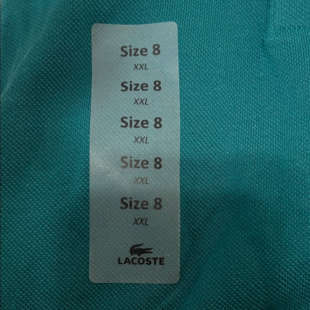 Lacoste Men's Polo in Rich Teal - Picture 2 of 4